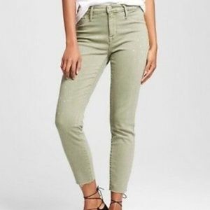 Mossimo Denim High Rise Jegging Crop